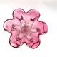 Pink bowl by J. Hospodka, Chribska Sklarna, Czechoslovakia, 1960s/70s.