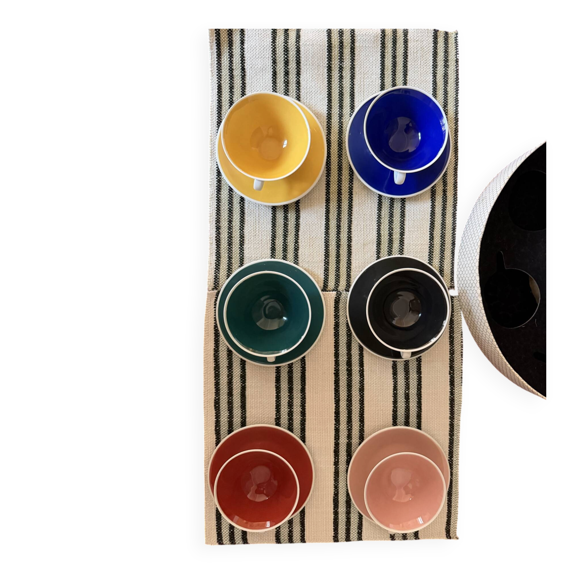 Limoges porcelain coffee cup set