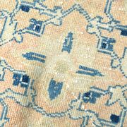 10x13 Blue & Peach Floral Antique 55s Persian Rug, 301x388Cm