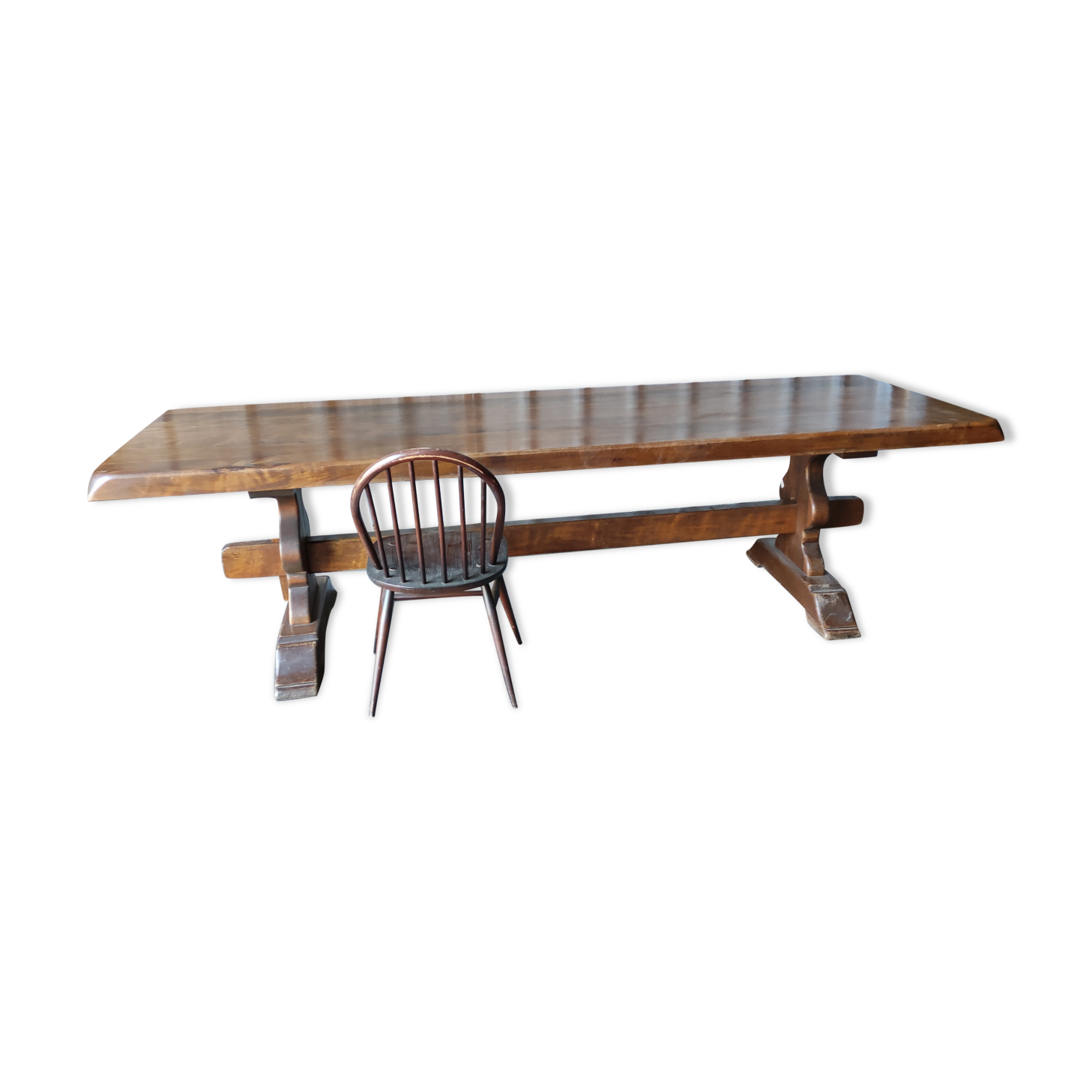 Monastery table 2.70 meters, farmhouse table