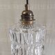 Vintage globe table lamp in glass - mid 20th century.