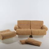 Modular sofa Sofalette with ottoman by Otto Zapf for Vitsoe, 1970s