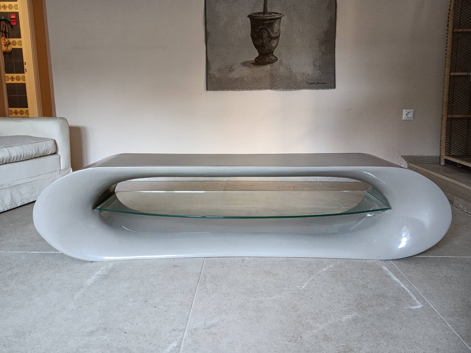 Design milanode grey tv stand