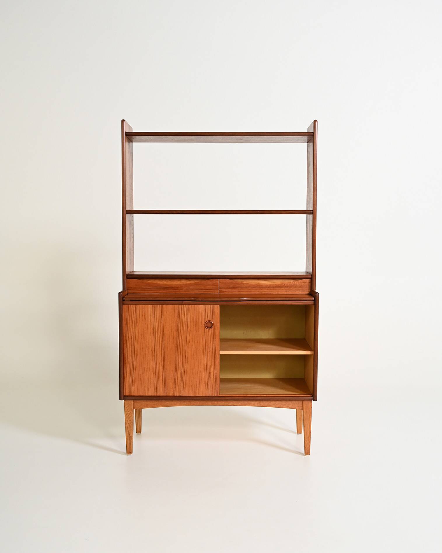 Bookcase with hidden desk by Bräntorps, 1960s
