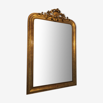 Golden mirror 104x152 cm