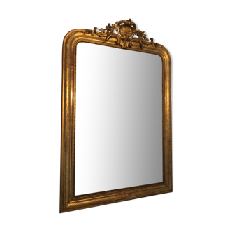 Golden mirror 104x152 cm