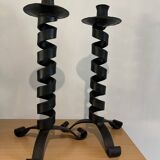 Chandeliers "cellar rats" in black metal kinfolk design