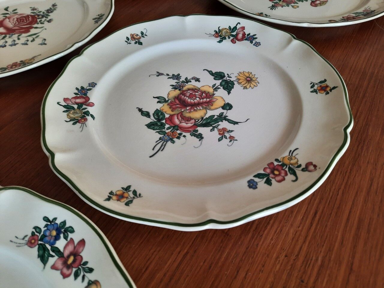 6 old plates Villeroy & Boch