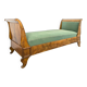 Restoration period banquette in flame mahogany
