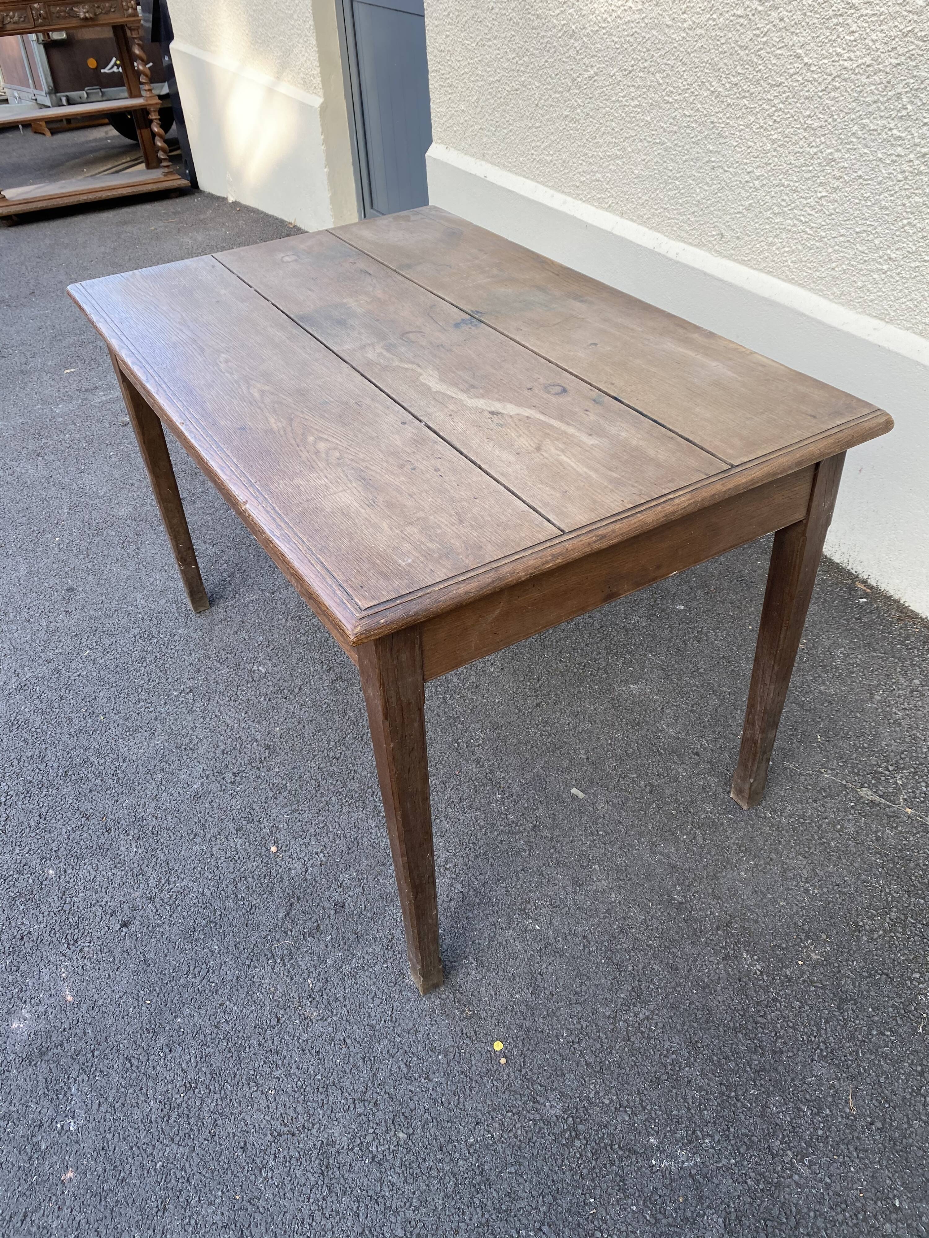 Solid oak desk