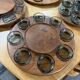 Danish Lazy Susan snack tray by Digsmed, Denmark, 1960s