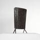Art Deco fire screen in tin, 1940s