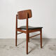 Chaise danoise en teck du fabriquant Sax, 1960