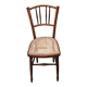 Bistro chair in wood and caning from the 1900s.