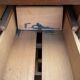 Meuble d'archives en bois, classeur 4 tiroirs 1950