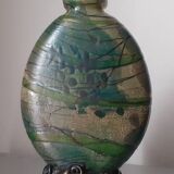 Vase en pâte de verre signé