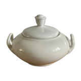 White sugar bowl