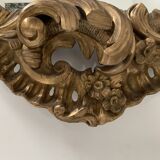 Louis XV mirror in carved gilded wood, late 18th century