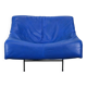Fauteuil papillon en cuir noir
