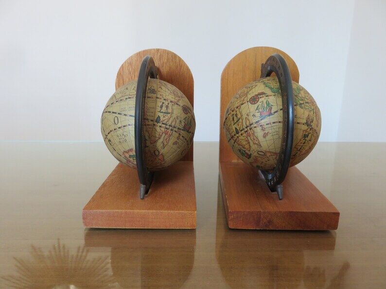 Old pair of greenhouse books globe 60s 70s