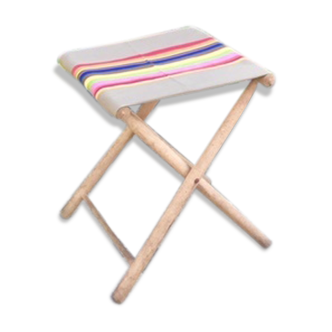 Folding vintage stool