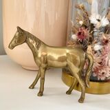 Brass horse
