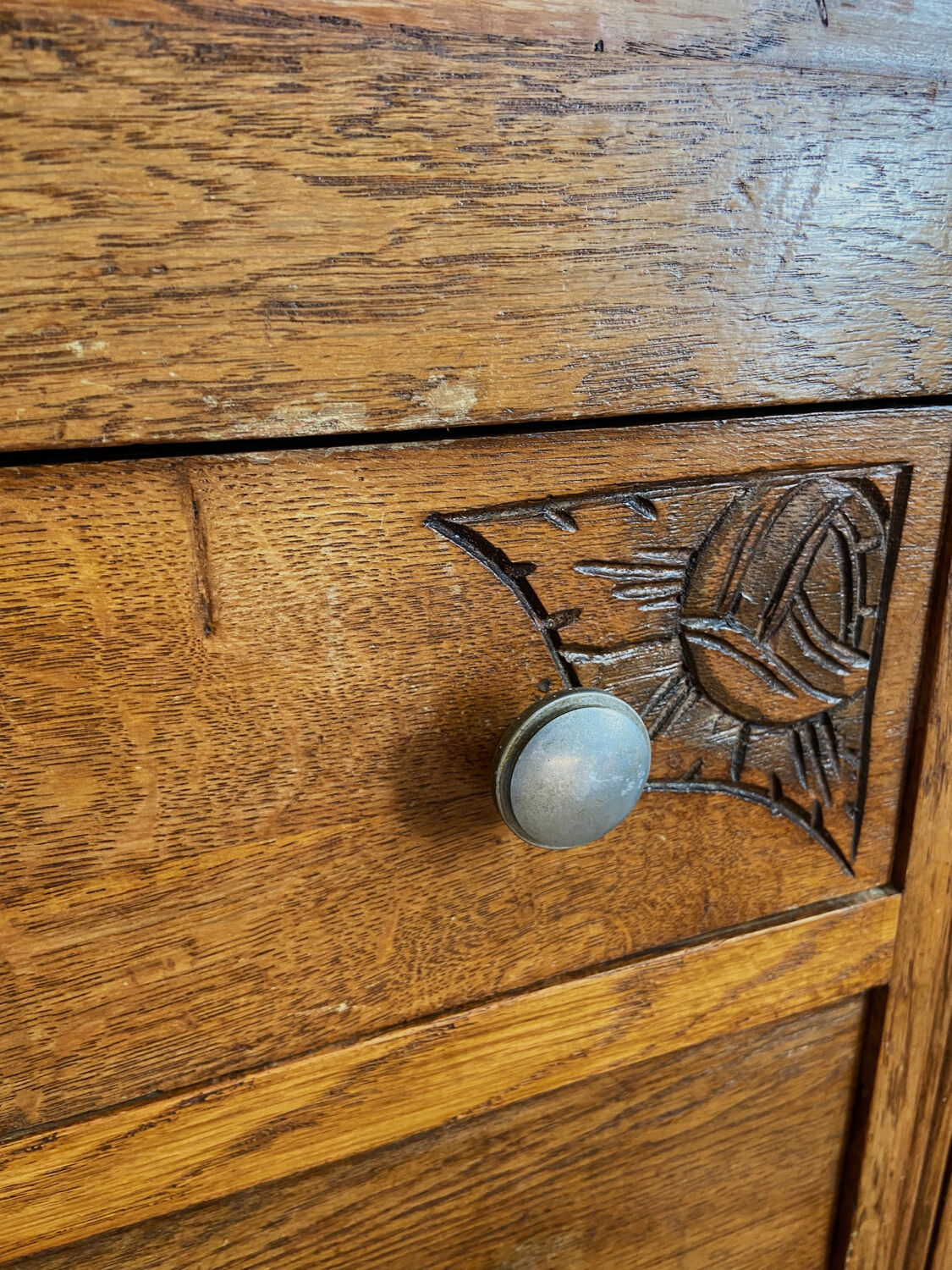 Commode haute 5 tiroirs art déco