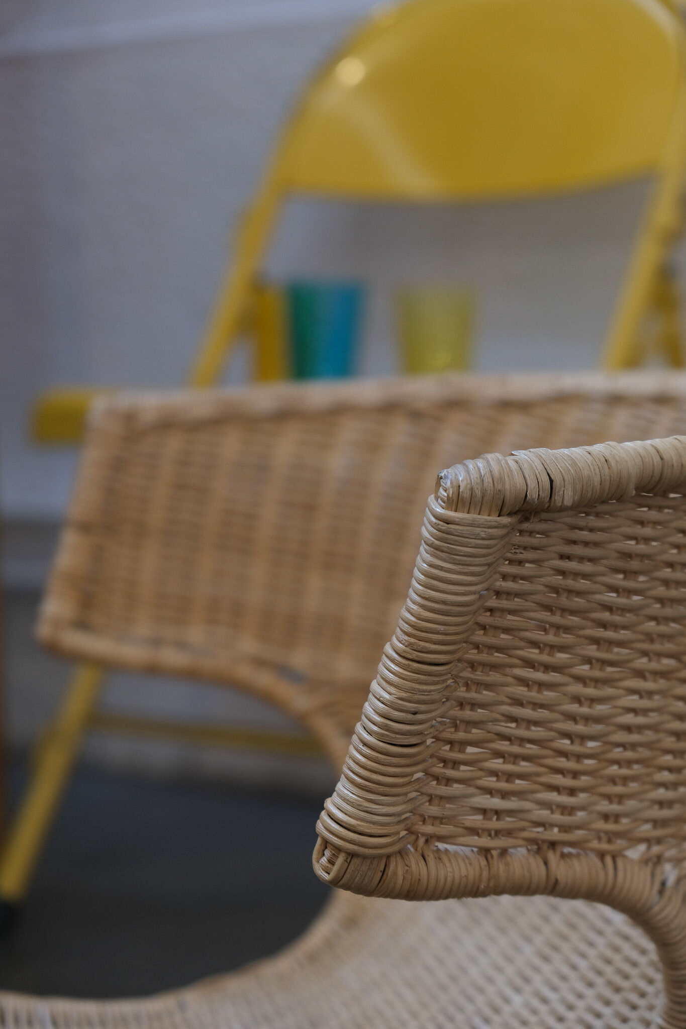 Rattan chaise longue Monika mulder