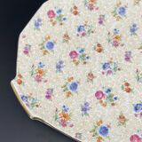 Plat de service en porcelaine vintage
