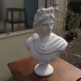 Solid walnut column late 19th early 20th