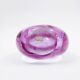 Flacon à parfum en verre soufflé violet « Sommerso »