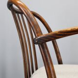 1960s Antonin Suman Set of Six Beech Dining Chairs, Restored
