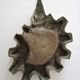 Bronze ashtray patinated 30s initials AM