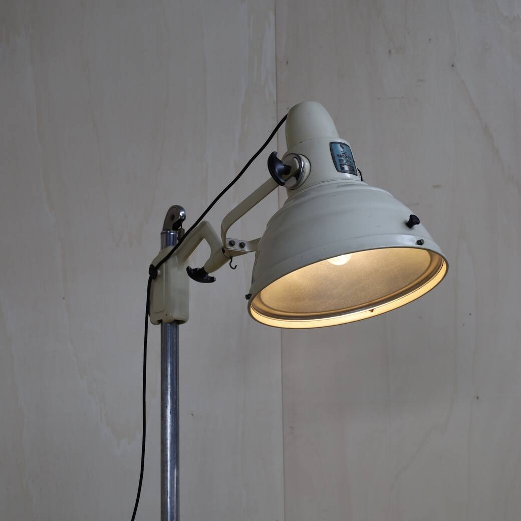 Vintage medical floor lamp hanovia alpine sun