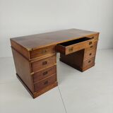 Late 20th century English campaign style desk