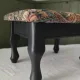 Small vintage tapestry footstool.