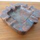 Brutalist ceramic ashtray, 1940s
