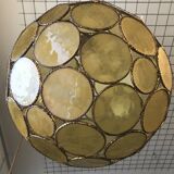 Vintage glass ball pendant light