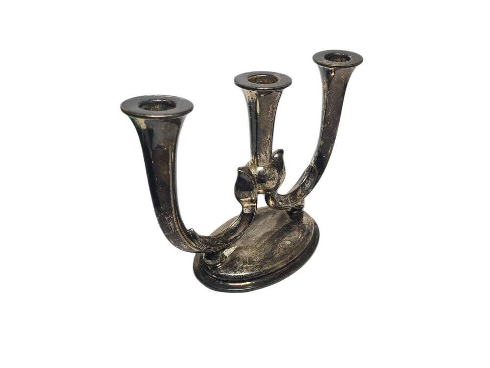 Art Deco three-armed candleholder, Germany, 1950s