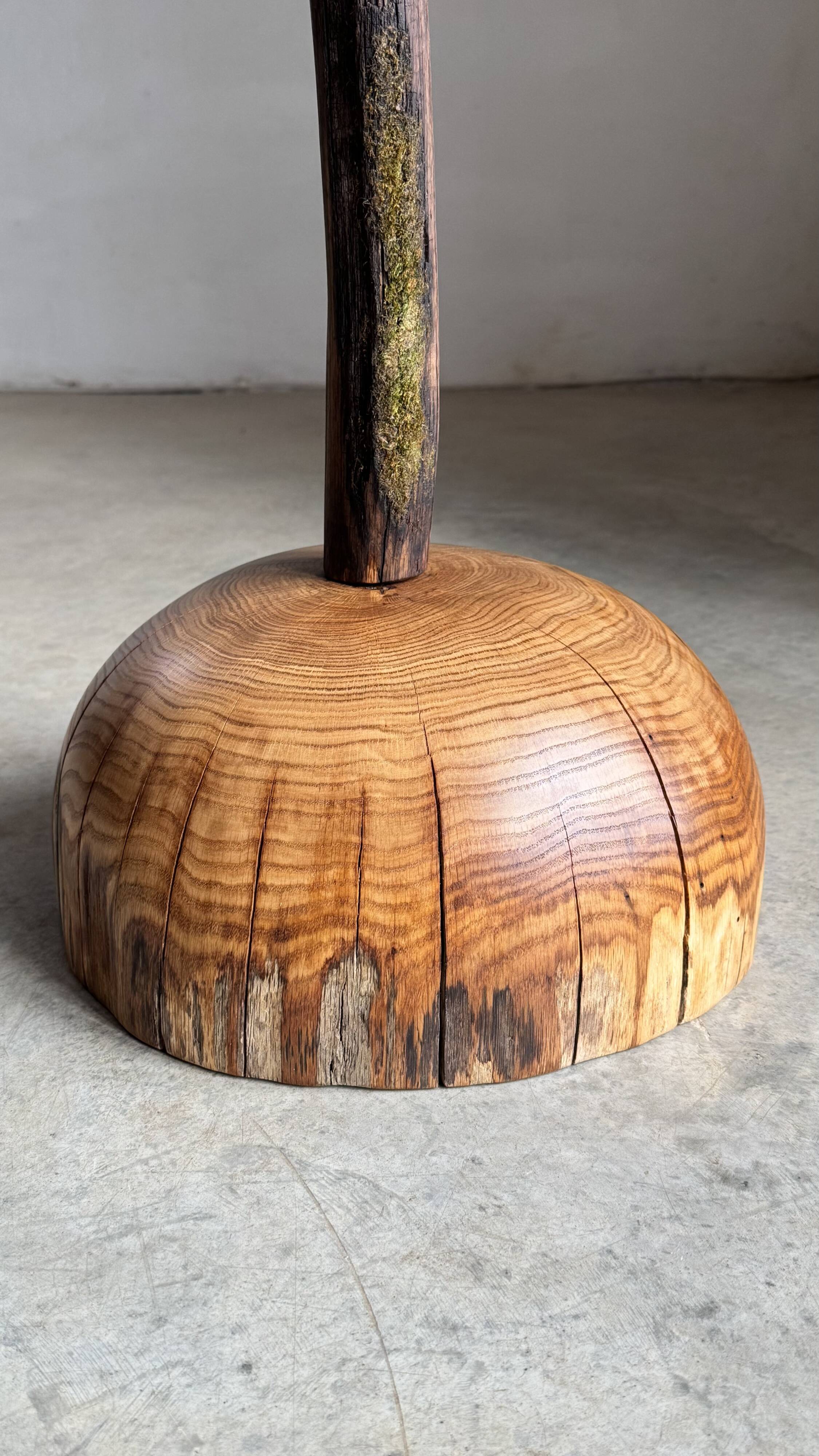 Porte-manteau en bois de chêne