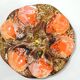 Lot six oyster plates /slip/faience