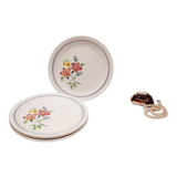 Set 4 flat plates Salins