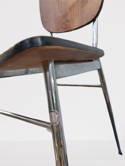 Wooden formica chairs effect 70 wide folder