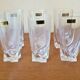 Set of 6 Hi Ball tumbler glasses French Royal Crystal of Champagne