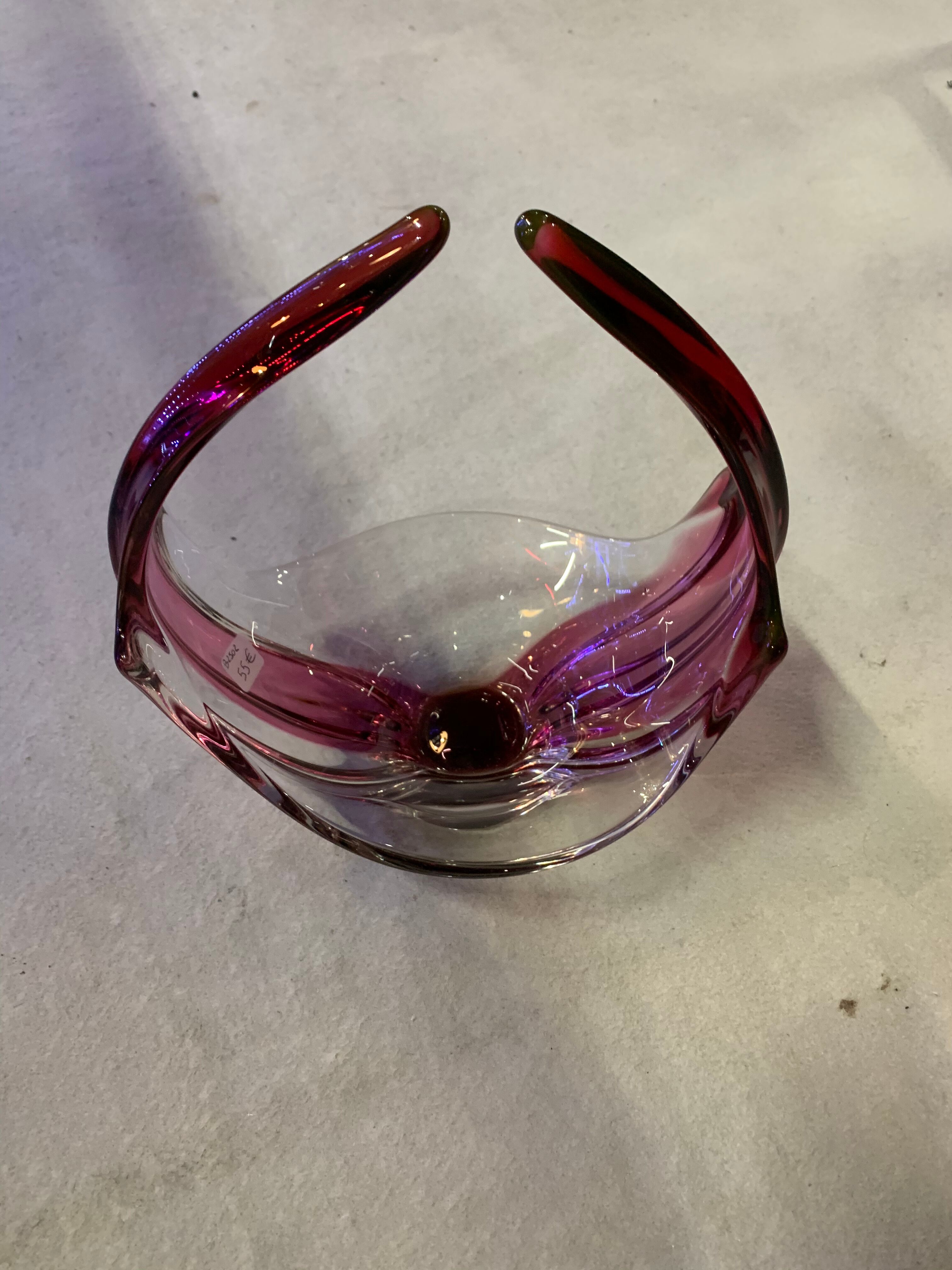 Vintage crystal vase