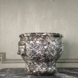 Large grey marble mortar from the Ardennes, 18th century.