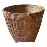 Rattan and wicker basket