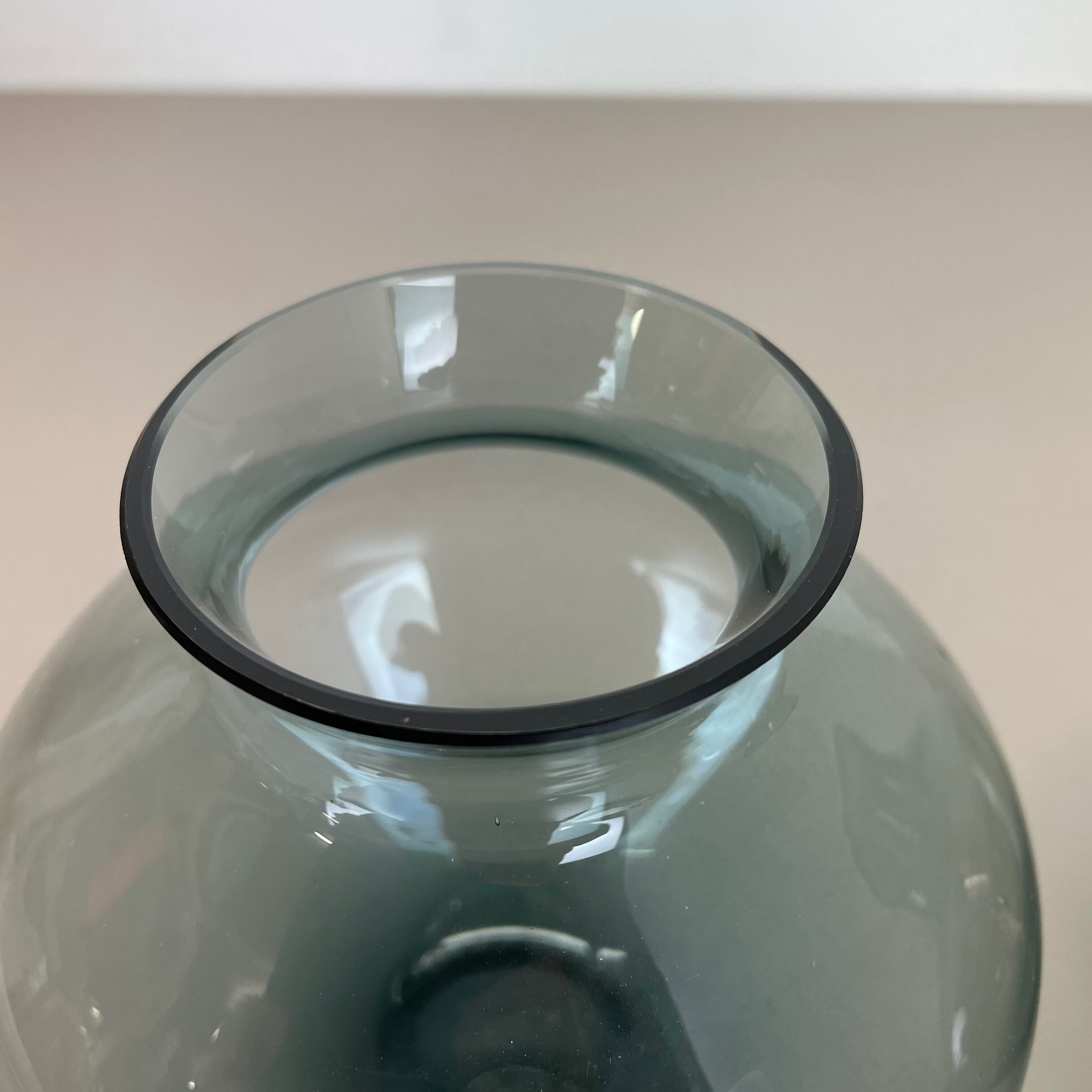 Vintage set of two heart vases turmaline by wilhelm wagenfeld for wmf, 1960s