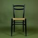 Vintage Italian cord chair from the 1960s by Gio Ponti.
