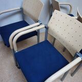 Dining conference chairs by Wiesner Hager and designed by Arge2, 1980s